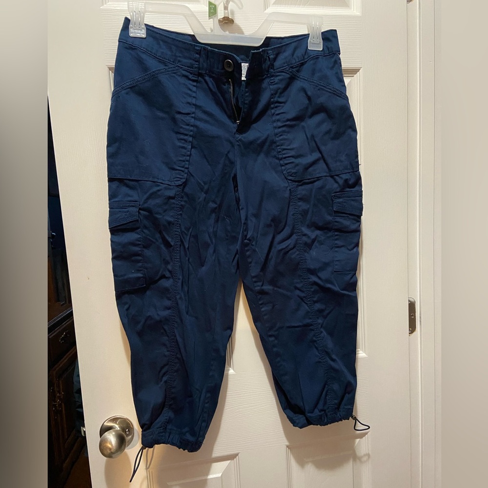 Blue capris